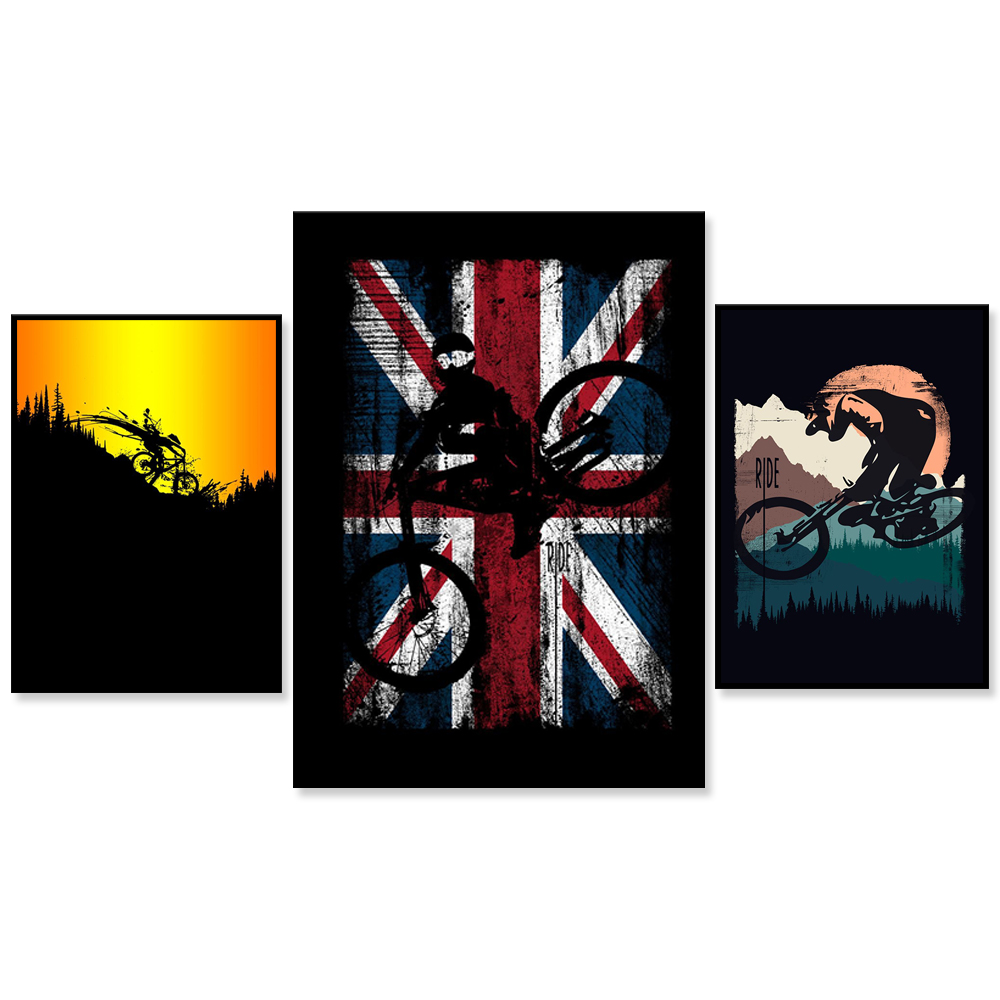 Mountain Biking York - Stampa artistica per mountain bike ~