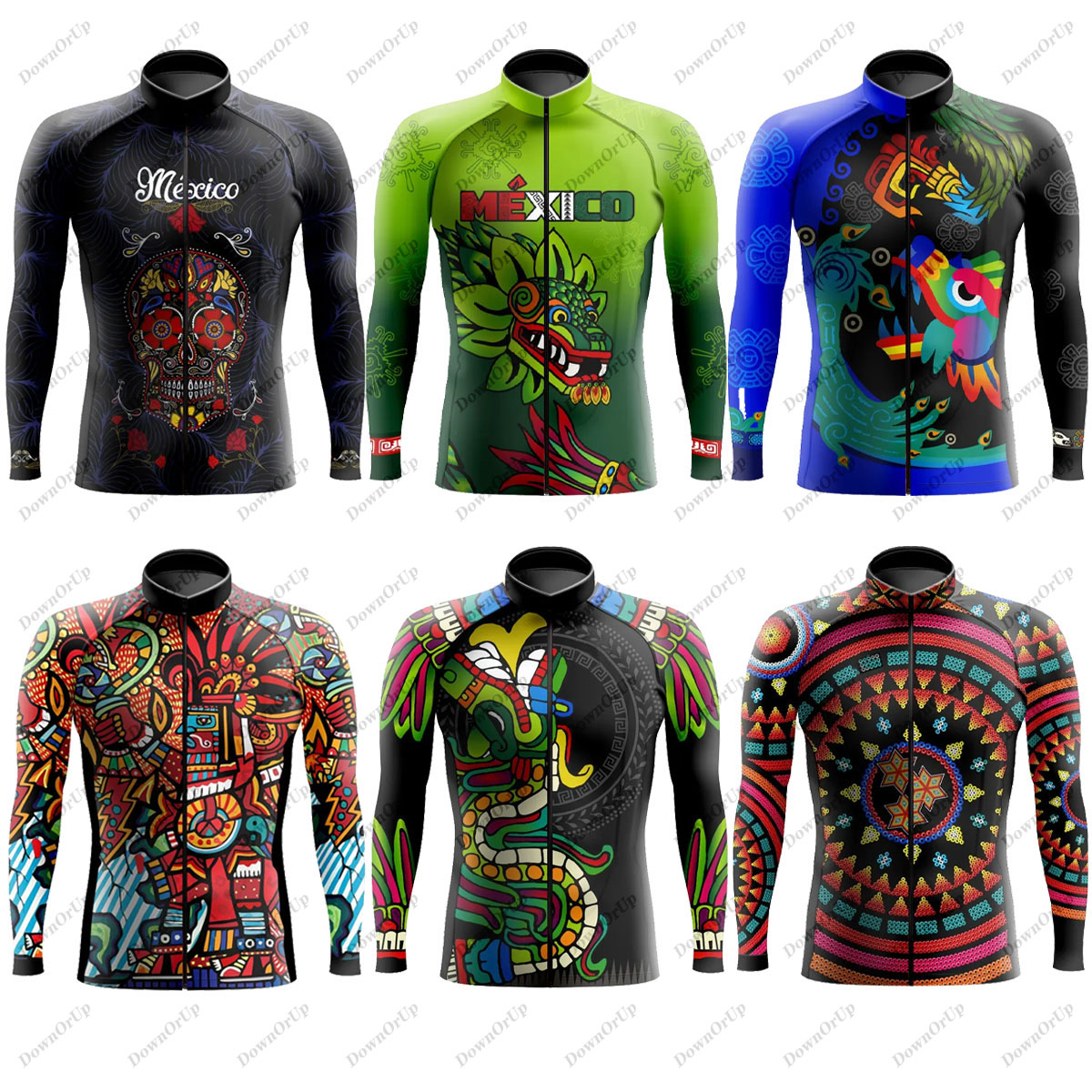 Mountain Biking New Mexico - Maglia da ciclismo a maniche lunghe