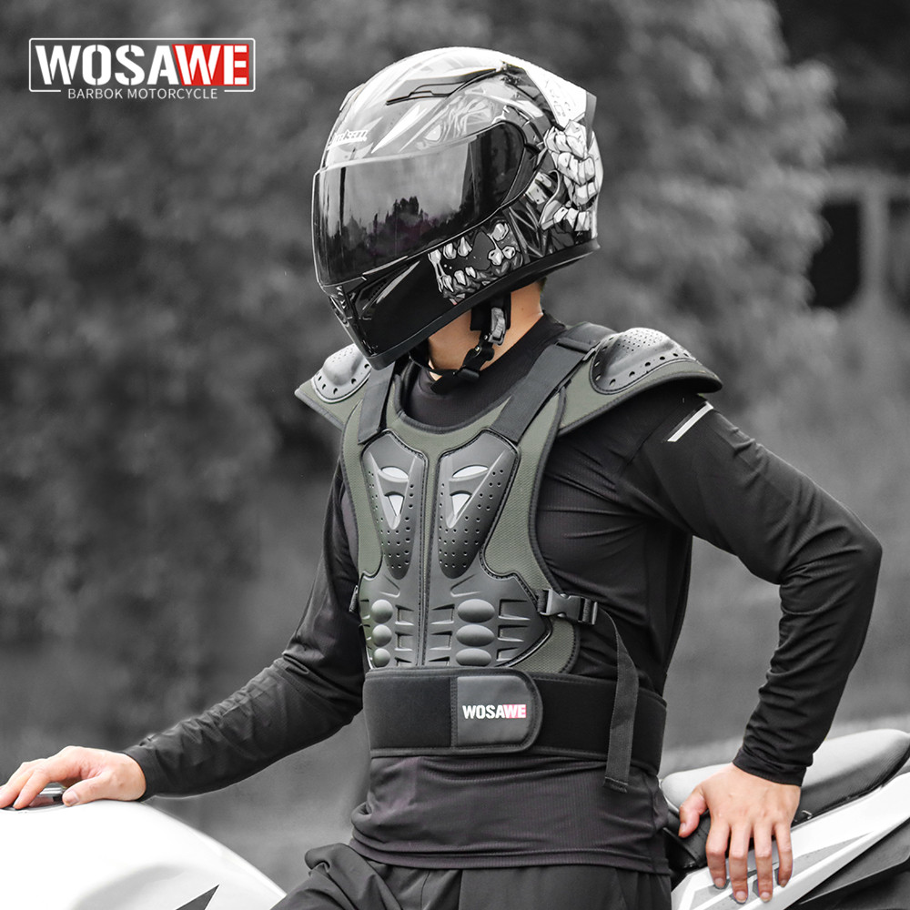 Mountain Biking Body Armour - Giacche da Moto WOSAWE per Uomo,