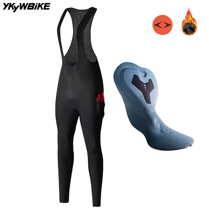 Mountain Biking Pants Women - YKYWBIKE Pantaloni con bretelle da ciclismo