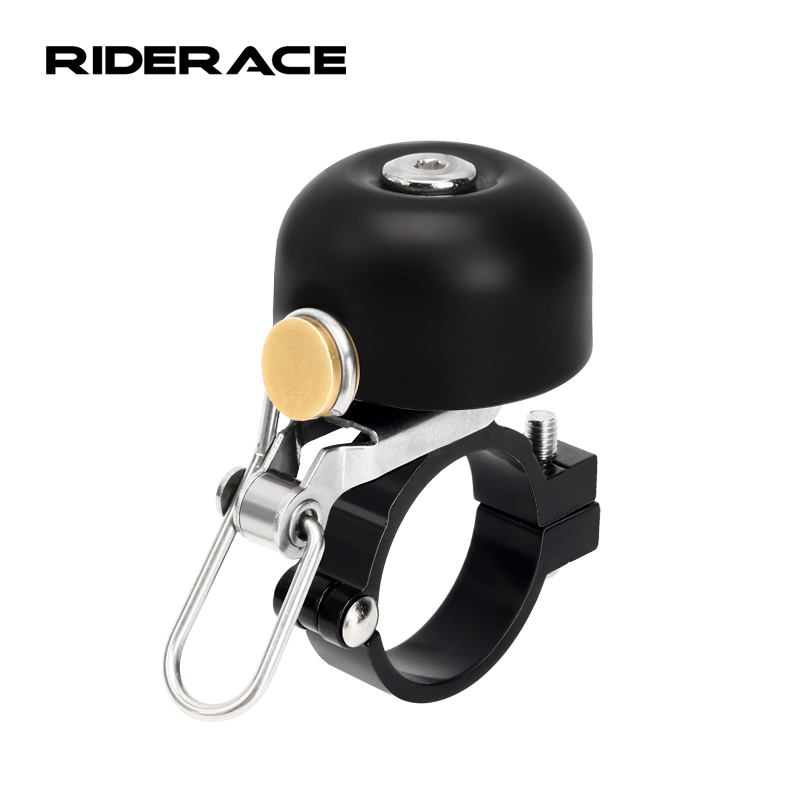 Picture Of Mountain Biking - Campanello per bicicletta retrò in rame