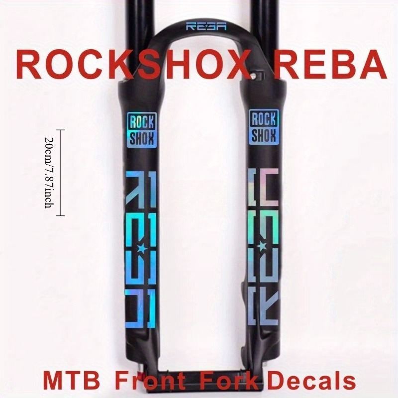 Mountain Biking Body Armour - ROCKSHOX REBA Set di decalcomanie per