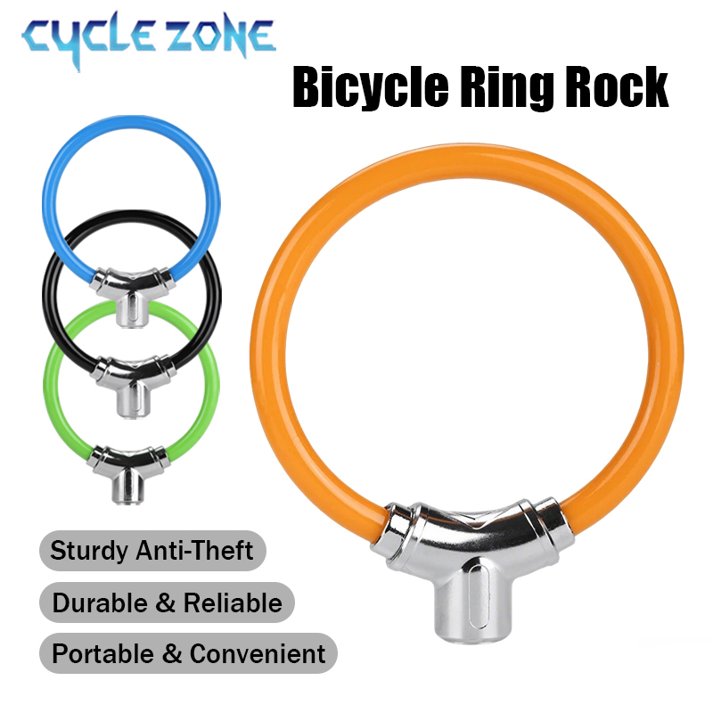 Mountain Biking Zone 2 - Lucchetto ad Anello Portatile in Lega