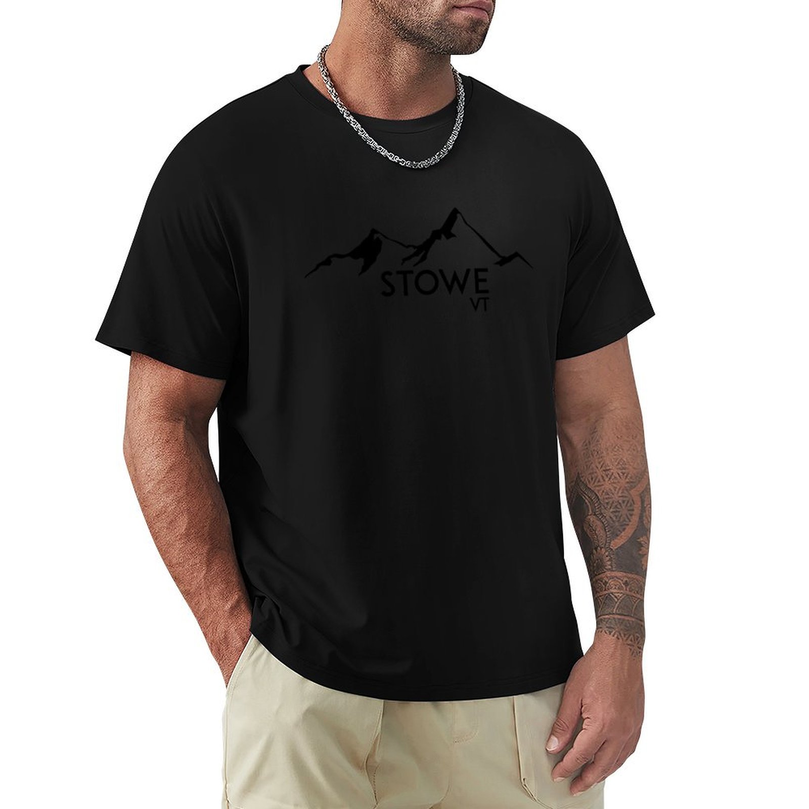 Mountain Biking Vermont - STOWE VERMONT T-Shirt per Sci Alpino,