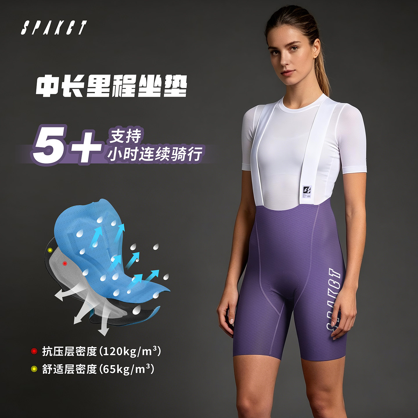 Mountain Biking Pants Women - Pantaloncini da ciclismo con cintura da