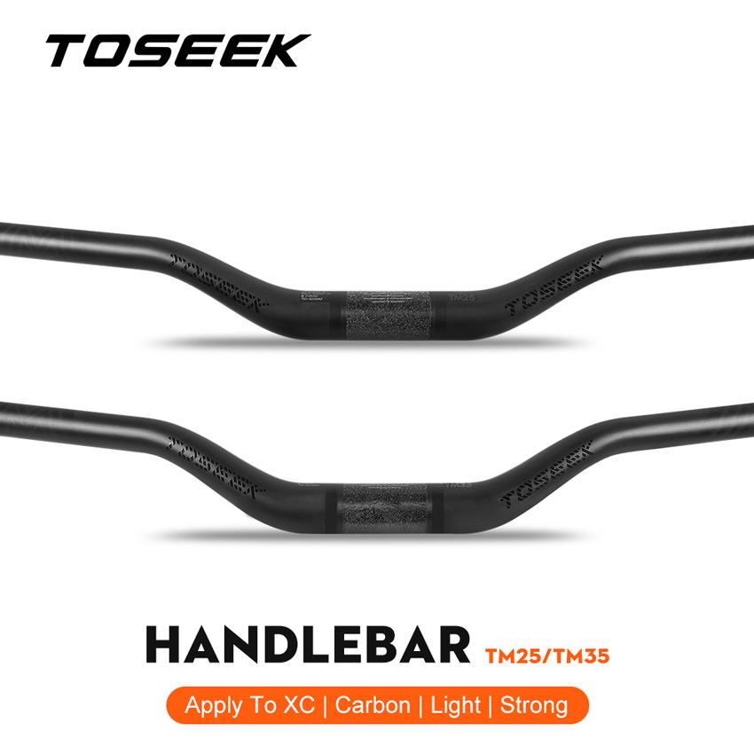 Mountain Biking Xc - Manubrio TOSEEK T800 in Fibra di
