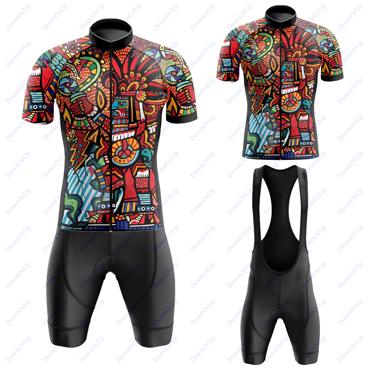 Mountain Biking New Mexico - Maglia da ciclismo da uomo estiva