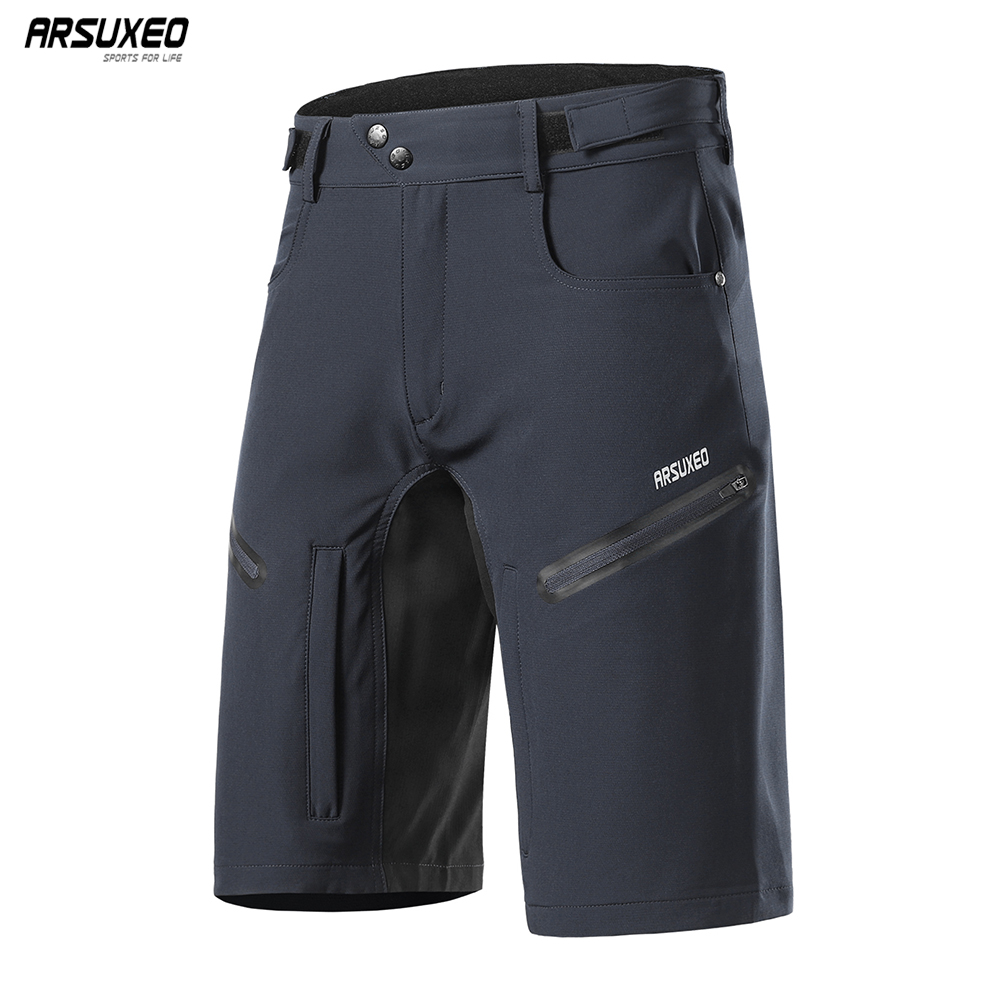 Mountain Biking Body Armour - ARSUXEO Pantaloncini da ciclismo da uomo,