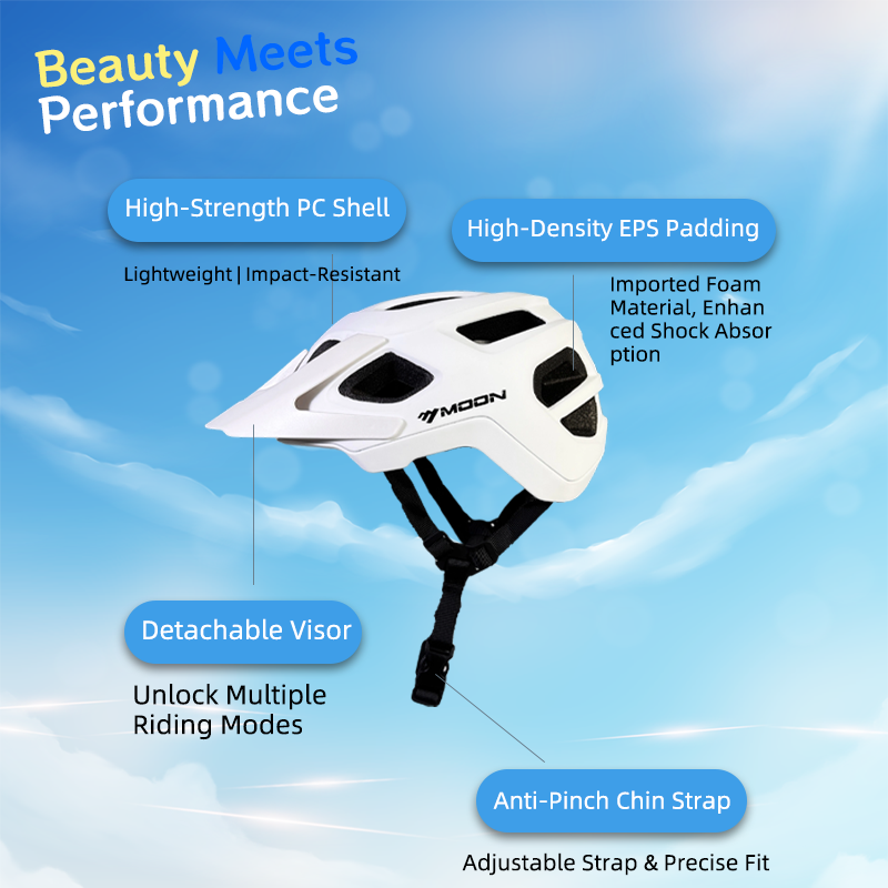 Mountain Biking Youth - Casco da Bici Professionale Anti-Odore MOON