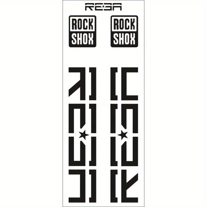 ROCKSHOX REBA Set di decalcoma - Mountain Biking Body Armour recensione e prezzo