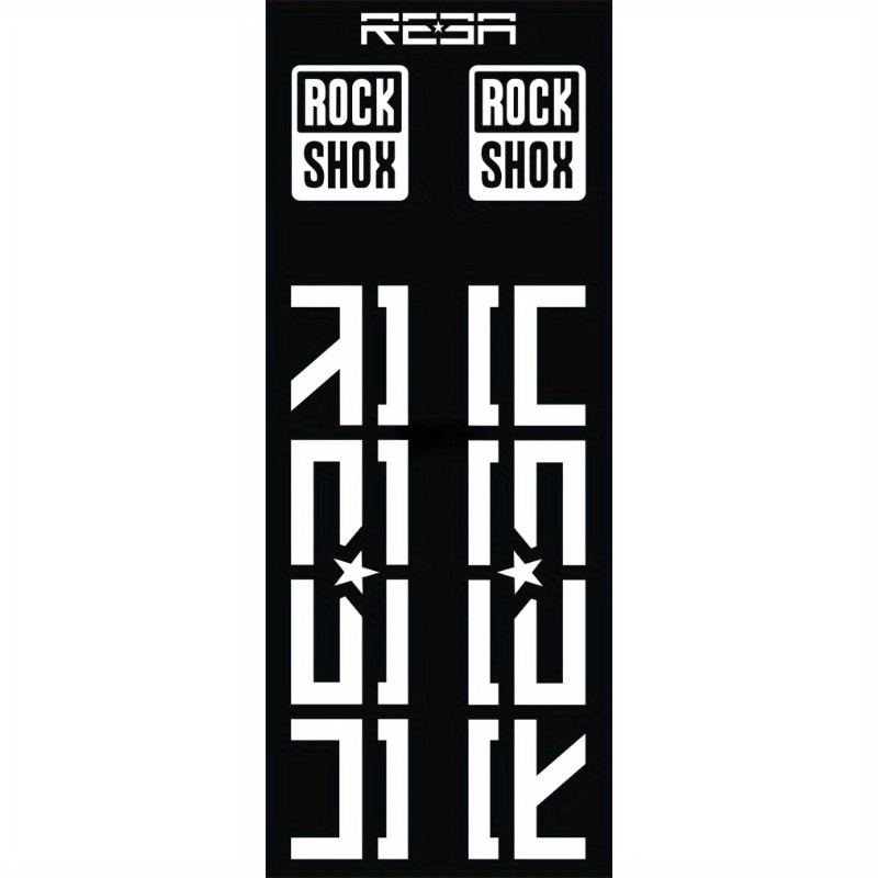ROCKSHOX REBA Set di decalcoma - Mountain Biking Body Armour recensione e prezzo