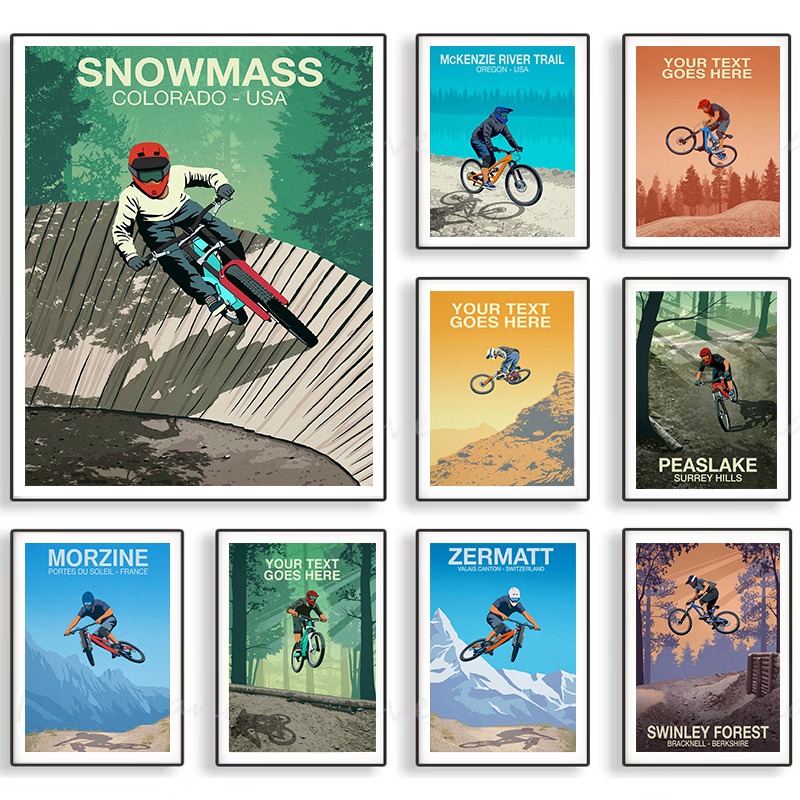 Mountain Bike Trail Poster Sno - Picture Of Mountain Biking recensione e prezzo