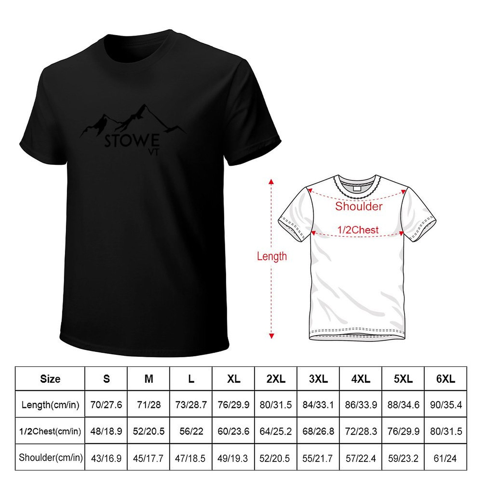 STOWE VERMONT T-Shirt per Sci  - Mountain Biking Vermont recensione e prezzo