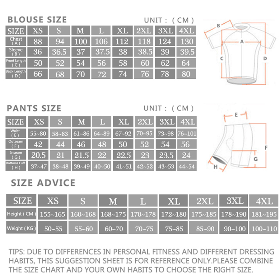 Nuovo Set Maglia Ciclismo Pro  - Mountain Biking Uniform recensione e prezzo