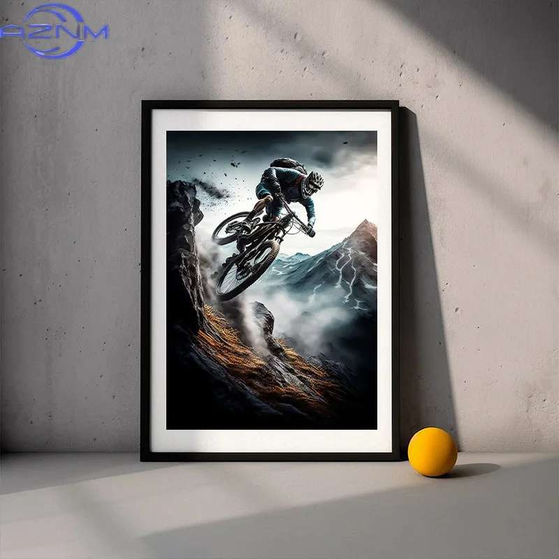 AZNM Poster e Stampe Moderne d - Picture Of Mountain Biking recensione e prezzo
