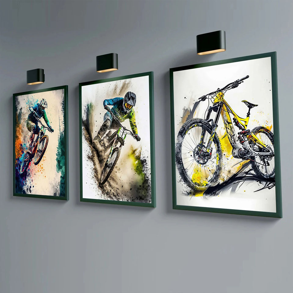 Mountain Bike Sport Wall Art P - Picture Of Mountain Biking recensione e prezzo