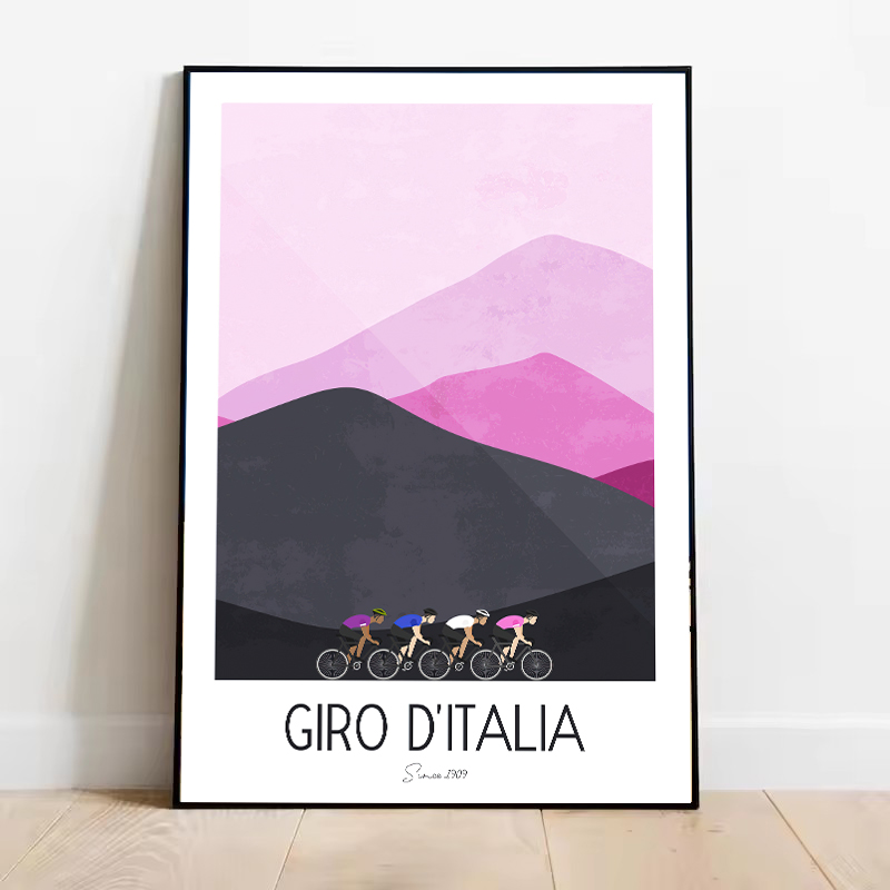 Poster su tela con ciclista in - Picture Of Mountain Biking recensione e prezzo